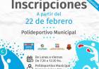 El lunes 22 de febrero la Dirección de Deportes abren las inscripciones del plan anual 2021 