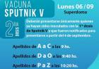 Doble Operativo de Vacunación COVID 19, lunes 6 de septiembre