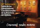 El Salón de los Gobernadores Constitucionales cumple 10 años