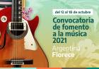 Abre la Convocatoria de Fomento a la Música 2021 "Argentina Florece"