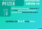 Operativo Vacunación COVID 19, lunes 1 de noviembre