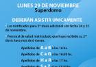 Operativo Vacunación COVID 19, tercera dosis lunes 29 de noviembre