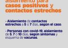 Córdoba determinó nuevo protocolo para casos positivos y contactos estrechos
