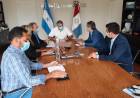 Bernarte se reunió con ministros provinciales