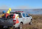 Bomberos combatieron dos incendios en valle de Punilla Córdoba
