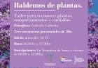 Taller gratuito “Hablemos de Plantas”