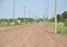Bernarte supervisó el nuevo canal de desagüe pluvial en Bº 9 de Septiembre