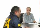 Bernarte se reunió con los jefes de la división antidrogas de la PFA