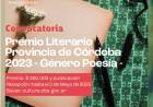 Premio Literario Provincia de Córdoba 2023, Género Poesía