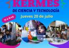 El próximo jueves 20 llega la Kermes de Ciencia y Tecnología a Tecnoteca