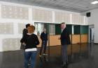 Bernarte supervisó los trabajos de remodelación del ex Banco de Córdoba