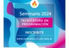 Se abrieron las inscripciones al Seminario Nivelatorio de la Tecnicatura Universitaria en Programación
