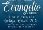 Evangelio Criollo, evento gratuito en el Centro Cívico