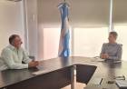 Bernarte y Martínez se reunieron pensando en el trabajo conjunto entre San Francisco y Frontera