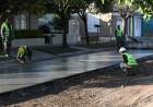 El sector Cispren en su última etapa de la obra de pavimentación