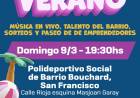 Se viene la segunda fecha del programa “Derecho al Verano” en el Poli de barrio Bouchard