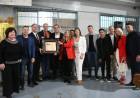 Bernarte participó del acto por los 90 años de la EFO y firmó un convenio para la construcción de 3 aulas
