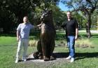 Municipio inauguró la primera escultura en el marco de su nuevo ciclo “Arte Central”