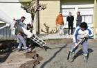 Arreglo de calles de la ciudad: el bacheo llegó a barrio Cottolengo