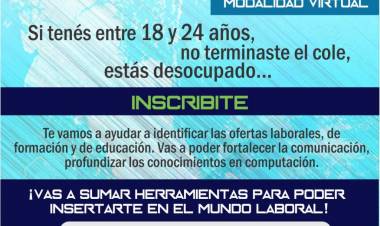 Continúan abiertas las inscripciones para el curso de Introducción al Trabajo (CIT) 