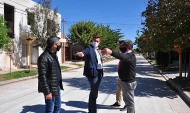 Habilitaron los primeros metros de pavimentación en Barrio Independencia