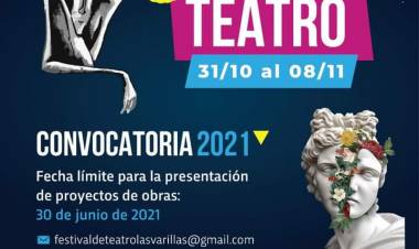 Convocatoria para el XIII Festival de Teatro Las Varillas