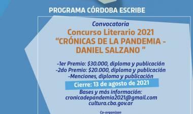 Nueva convocatoria del programa Córdoba escribe: “Crónicas de la pandemia”
