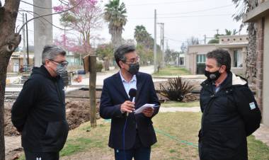 Cordón cuneta: en días comienza la obra en Altos del Prado