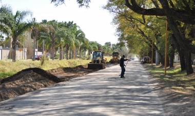 Comenzó el ensanche de Av. Primeros Colonizadores