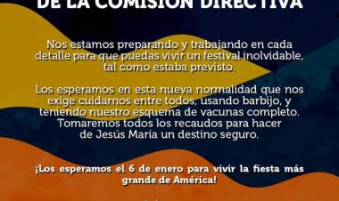 Festival de Jesús María 2022: el comunicado tras las restricciones