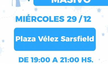 Mañana miércoles se llevará a cabo un testeo móvil masivo