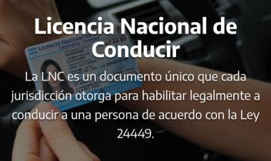 Licencias de conducir, se prorrogan vencimientos comprendidos entre el 7 de enero y 4 de febrero 