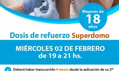 Los operativos de vacunación Covid-19 se realizarán UNICAMENTE los días miércoles
