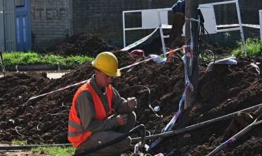 Cloacas: se completará el sector restante entre barrios Bouchard y San Martín