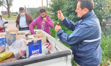 El municipio desechó bebidas decomisadas en controles
