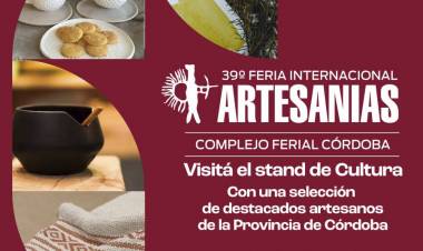 Córdoba protagonista de la 39° Feria de Artesanías