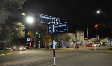El municipio ya habilitó el 50% luces led adquiridas