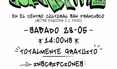 Taller gratuito de Graffiti en el Centro Cultural