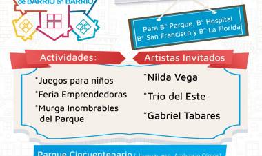Se viene el segundo encuentro de “La Muni de barrio en barrio” 