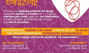 Vuelve la campaña solidaria “Al frio… le ponemos corazón”