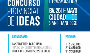 Concurso Renovación Urbana y Paisajística del Bv. 25 de Mayo