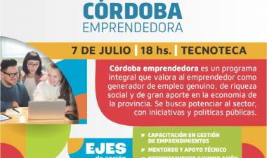 Lanzamiento del programa Córdoba Emprendedora