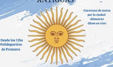 Encuentro de motos antiguas y clásicas en Frontera