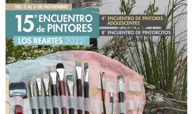 Confirman el Encuentro de Pintores de Los Reartes