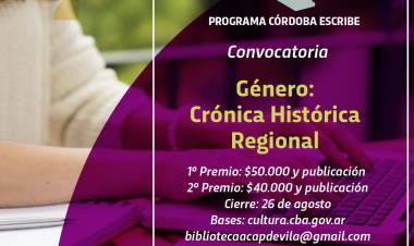 Cuarta convocatoria del Córdoba escribe 2022