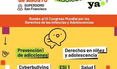 Adolescencia Ya!: Jornadas de Salud sobre Adolescencia, Ciberseguridad y Problemática de las Adicciones