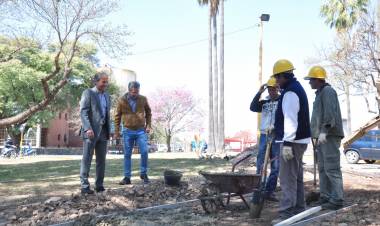 Más obras para la ciudad: comenzaron los trabajos para la ejecución del Paseo del Ferrocarril Mitre