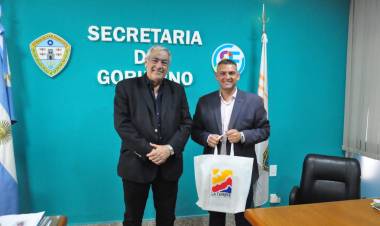 El intendente de La Cumbre visitó la ciudad y trajo propuestas para la temporada estival
