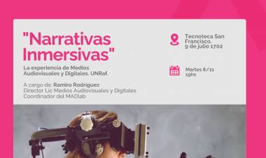 Disertación sobre experiencia en Medios Audiovisuales y Digitales