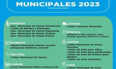 Abren las inscripciones para los “Elencos y talleres municipales 2023”